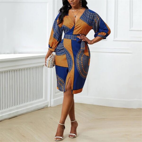 Robe Portefeuille Wax Queen