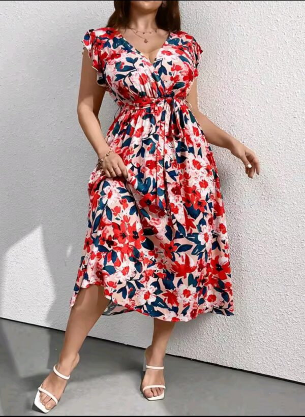 Robe Portefeuille Décontracté