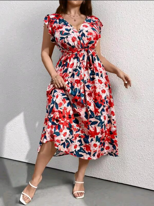 Robe Portefeuille Décontracté